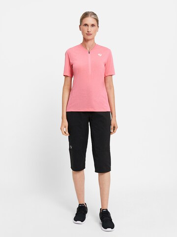 ZIENER Slim fit Workout Pants 'NESTLA-Z X-Function' in Black