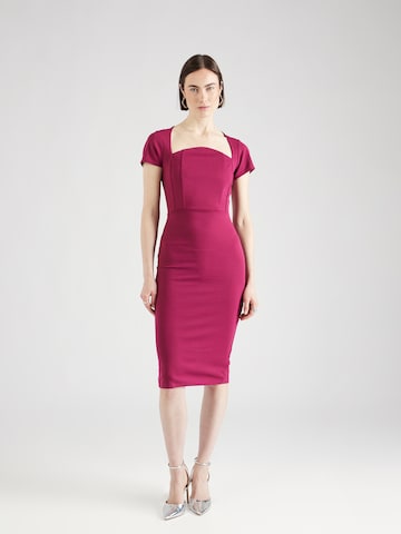 WAL G. - Vestido 'BRODY' en rojo: frente