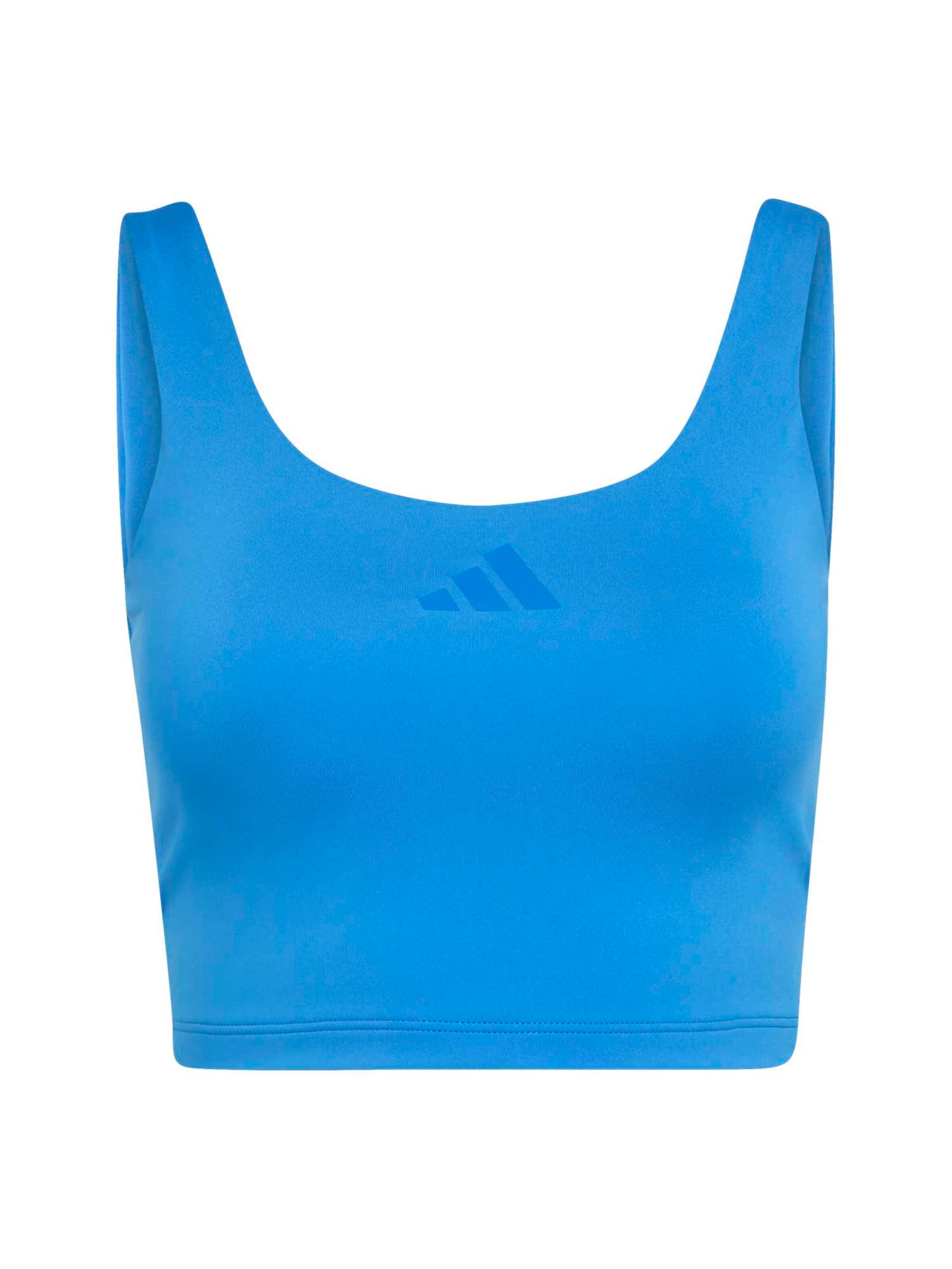 ADIDAS PERFORMANCE Спортивный бюстгальтер 'Power' в Синий: спереди