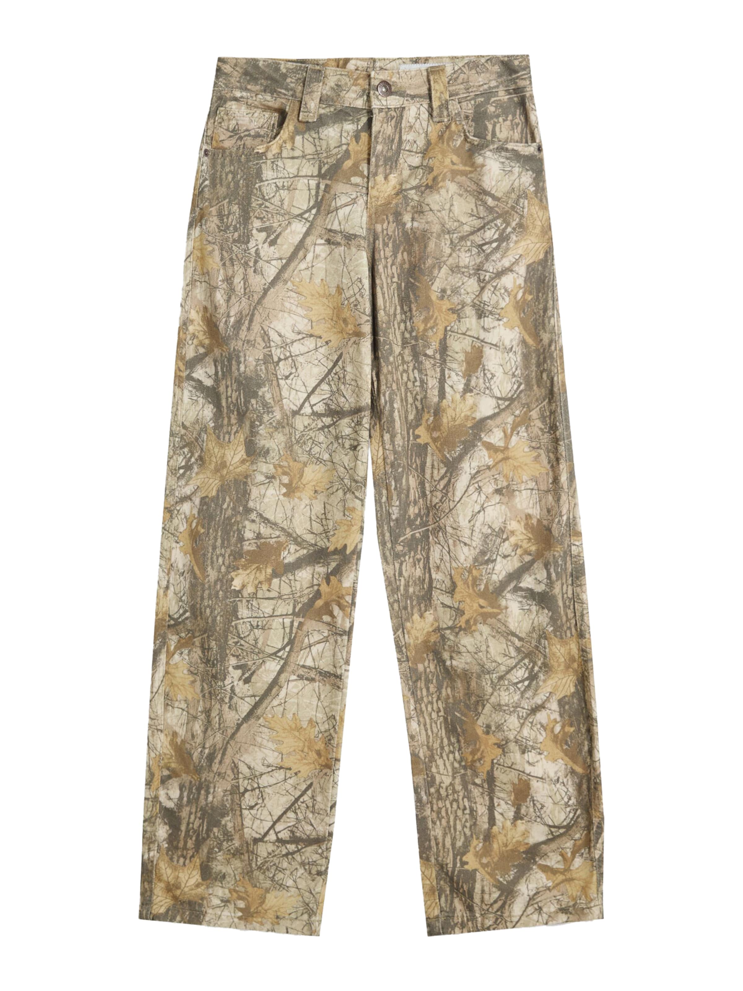 Loosefit Pantaloni di Bershka in marrone: frontale