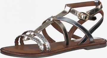 TAMARIS Sandalen met riem in Goud: voorkant