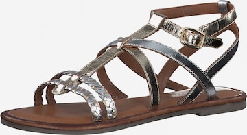 TAMARIS Sandalen met riem in Goud: voorkant