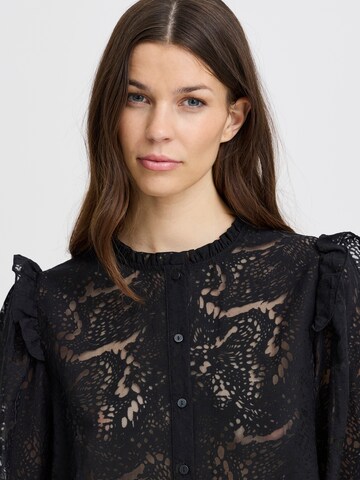 Camicia da donna 'IH YARROW' di ICHI in nero