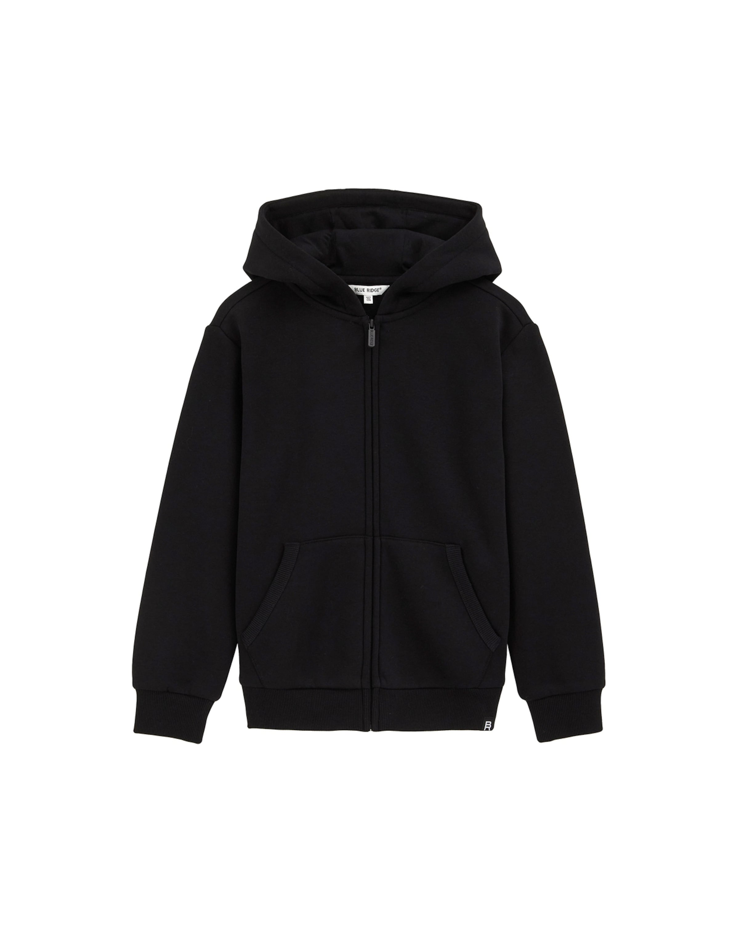 WE Fashion Sweatjakke i sort: forside