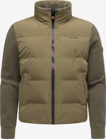 Veste d’hiver 'Eeron XX' STONE HARBOUR en vert : devant