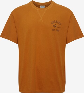 !Solid Shirt 'Geert' in Brown: front