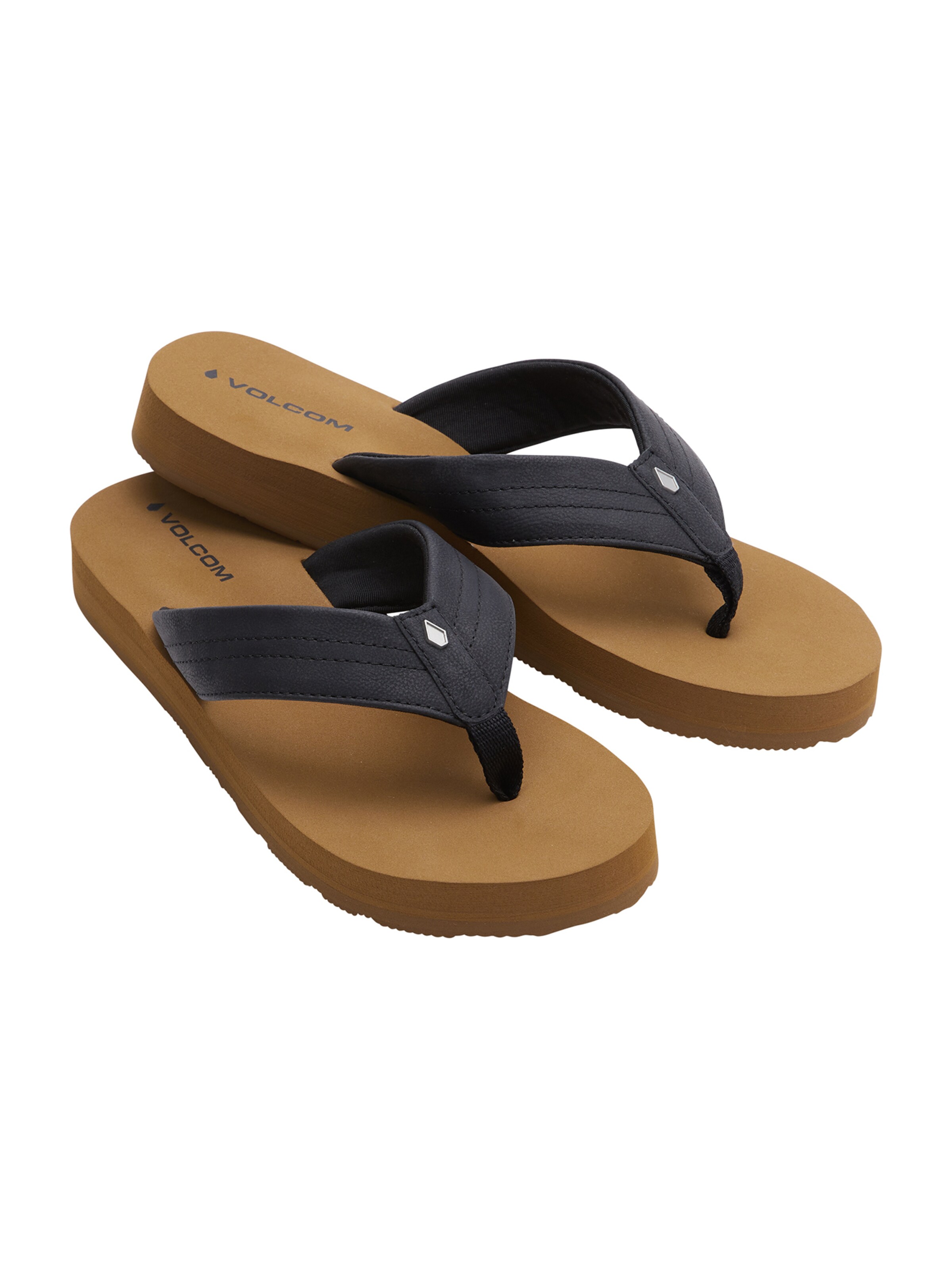 Volcom Teenslipper 'Boyfriends' in Zwart