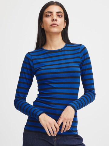 b.young Shirt 'Pamila' in Blue: front