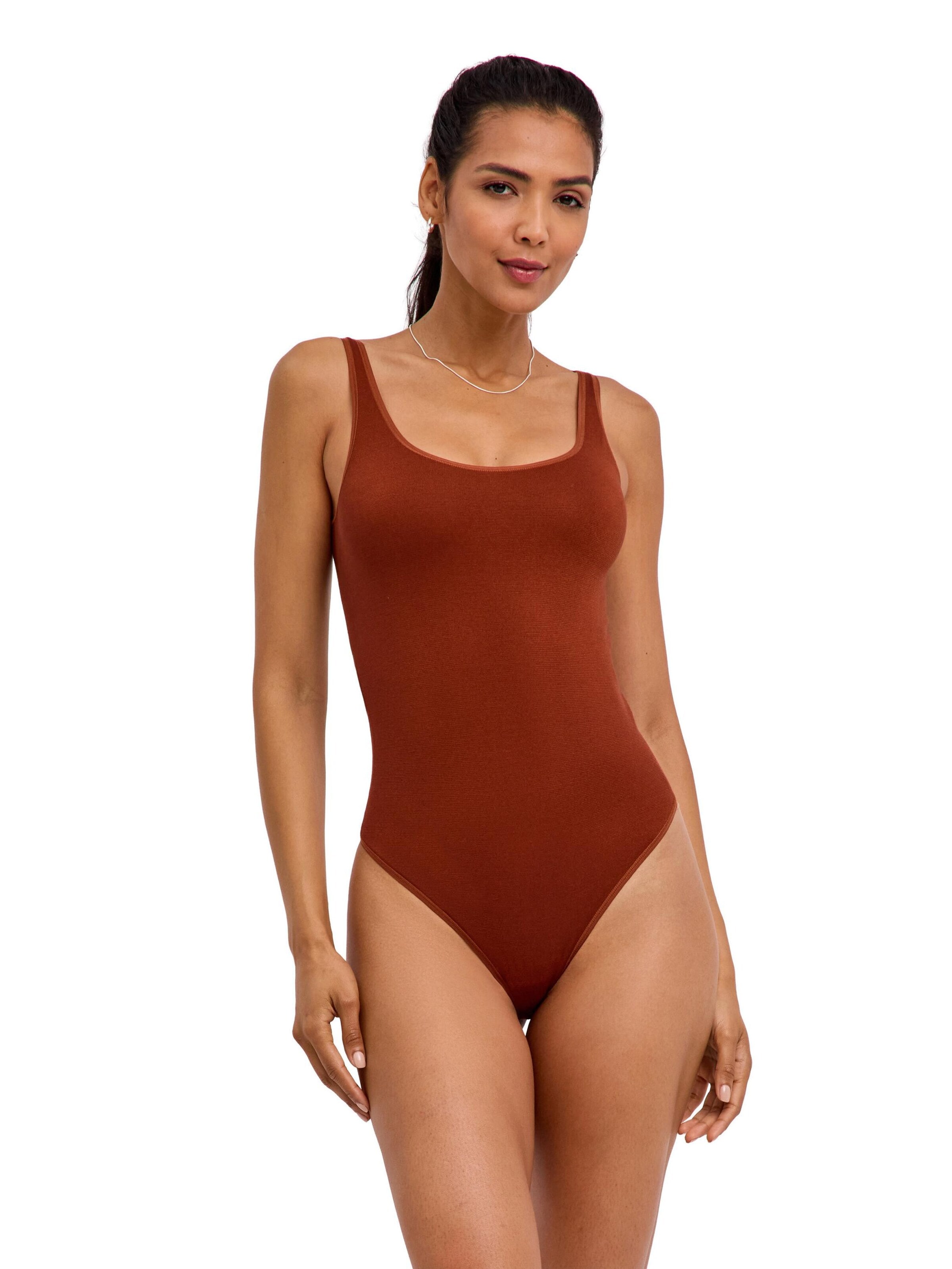 FALKE Body 'Timeless Cotton Tank String'‌‌‌‌‌‌‌‌‌‌ in Rot: Vorderseite
