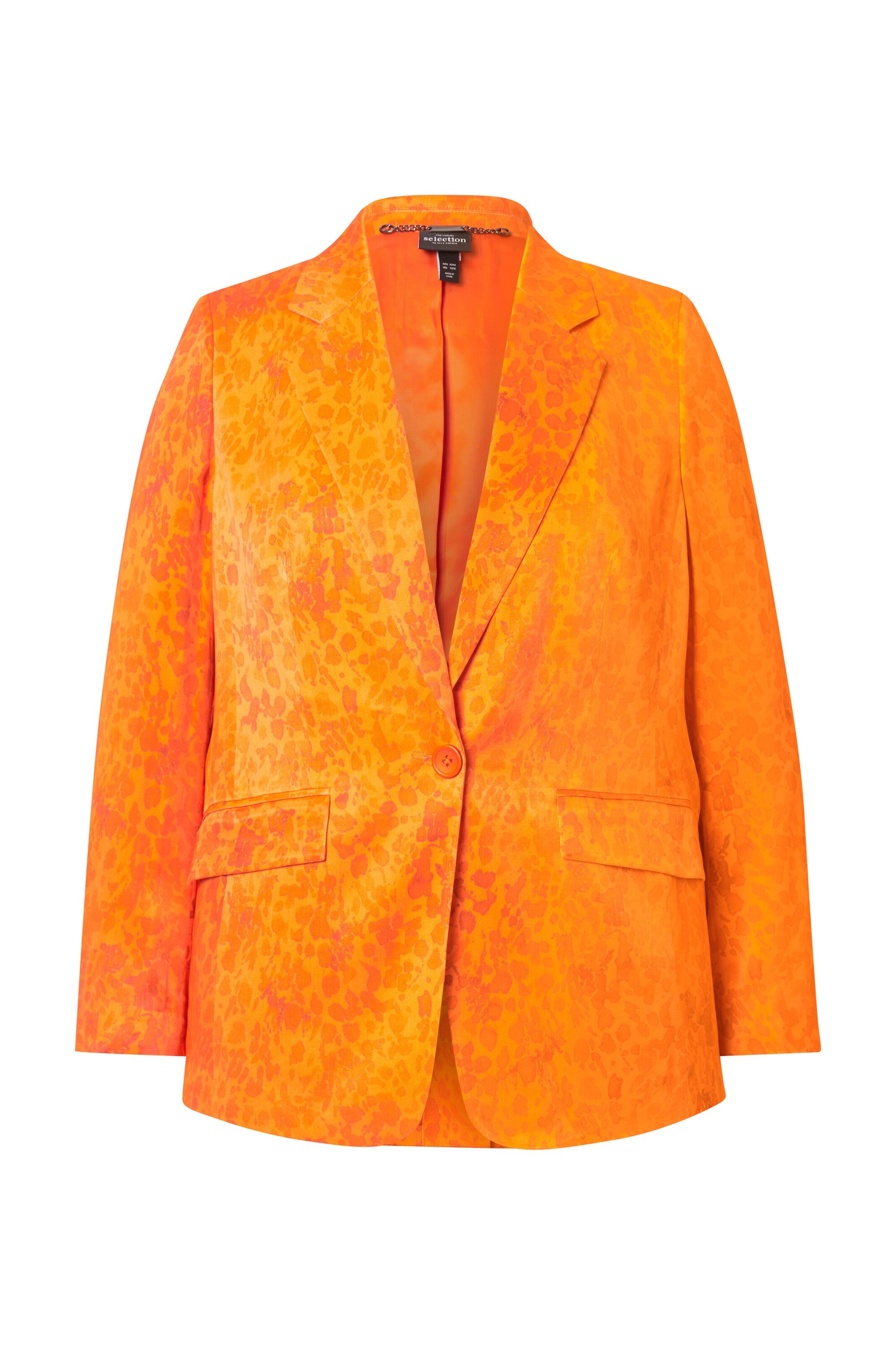 Ulla Popken Blazers in Oranje: voorkant