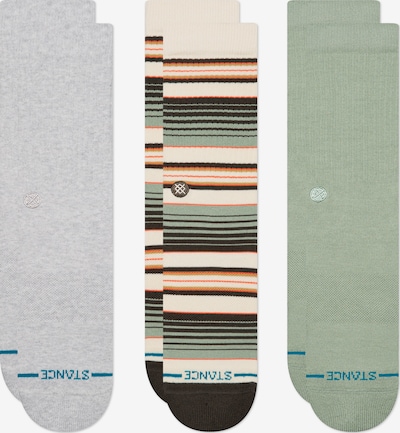 Stance Čarape 'REPETEUR CREW' u bež / svijetlosiva / svijetlozelena / crna, Pregled proizvoda