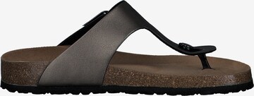 TAMARIS T-Bar Sandals in Grey