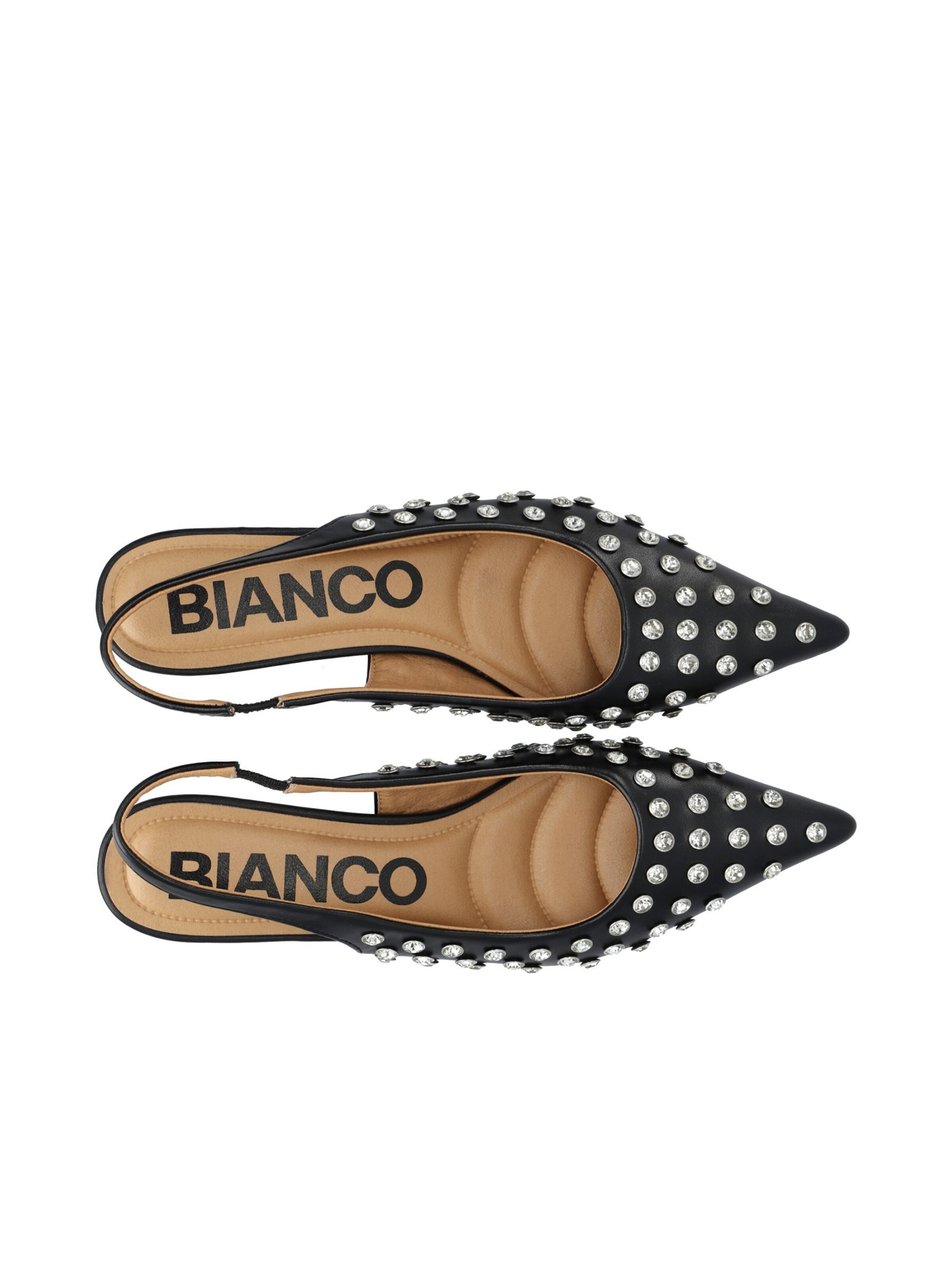 Escarpins 'KRISTIN' Bianco en noir