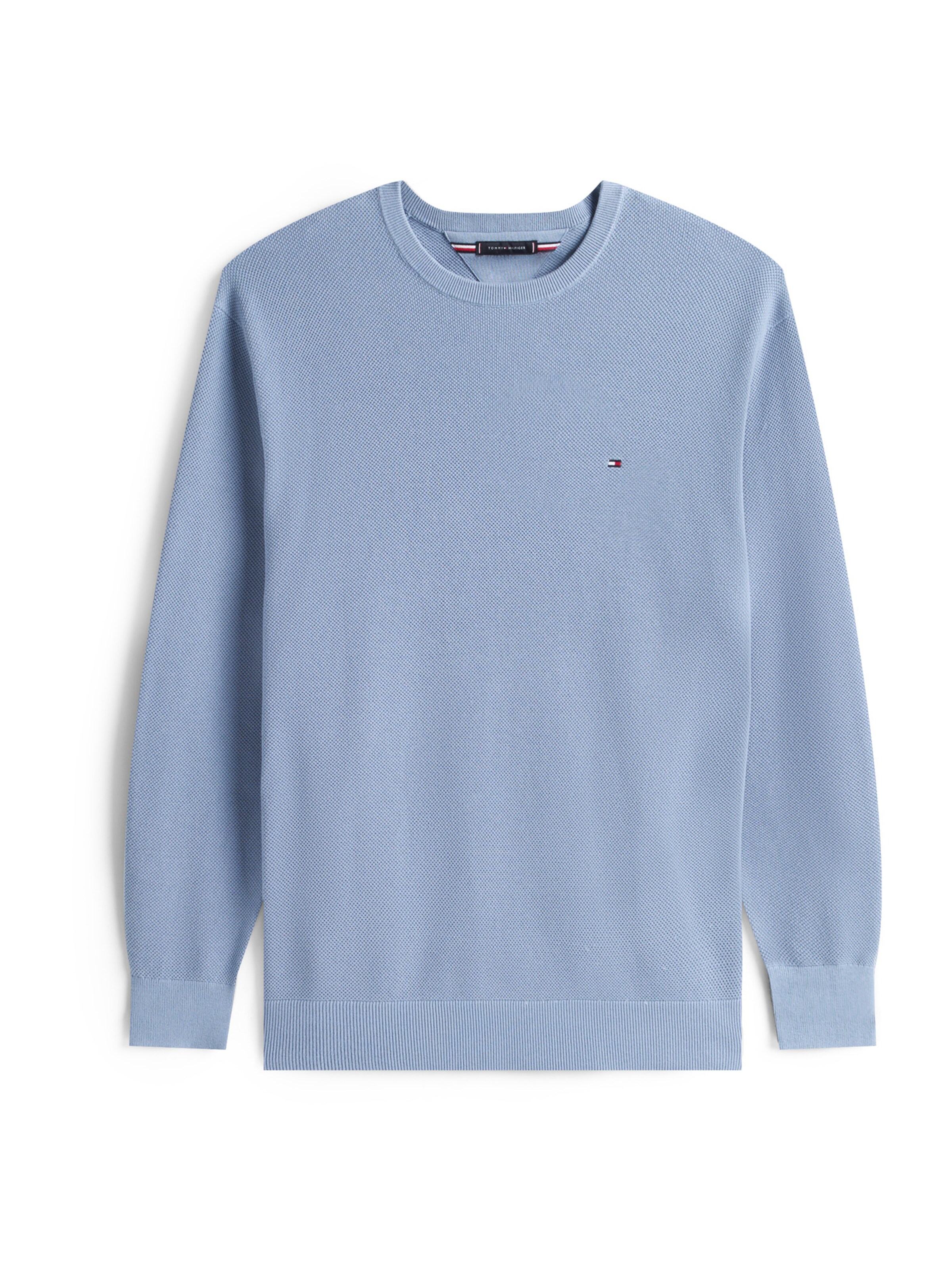 Tommy Hilfiger Big & Tall Sveter 'ESSENTIAL' - Modrá: predná strana