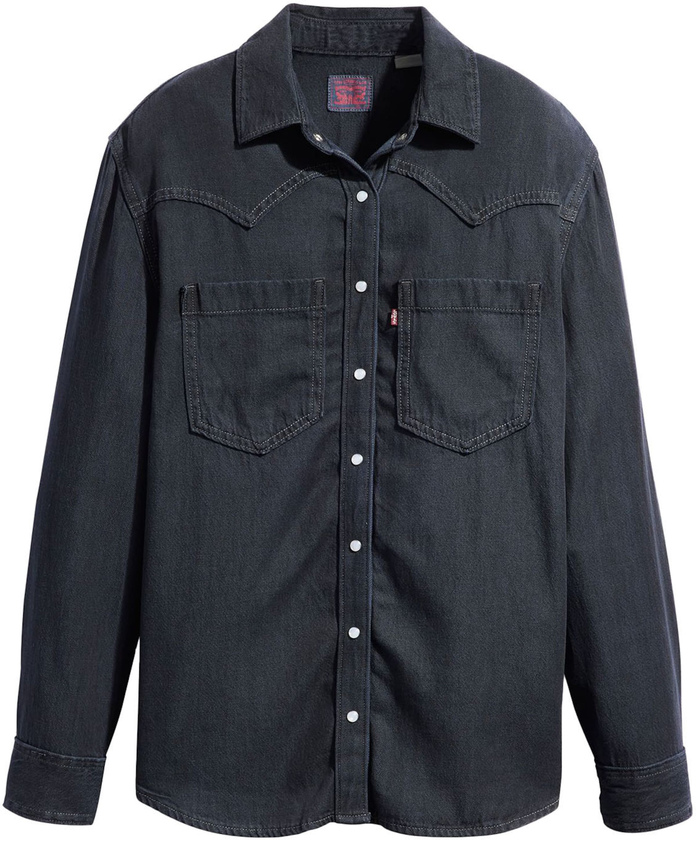 LEVI'S ®Bluza 'TEODORA' - crna boja: prednji dio