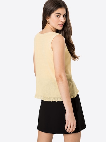 Tops en tricot VILA en jaune