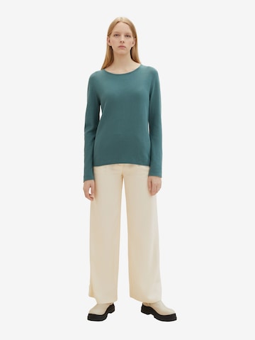 TOM TAILOR Sweater in Green