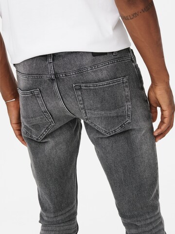 Coupe slim Jean 'Loom' Only & Sons en gris