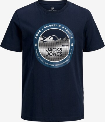 T-Shirt 'Bilo' Jack & Jones Junior en bleu : devant