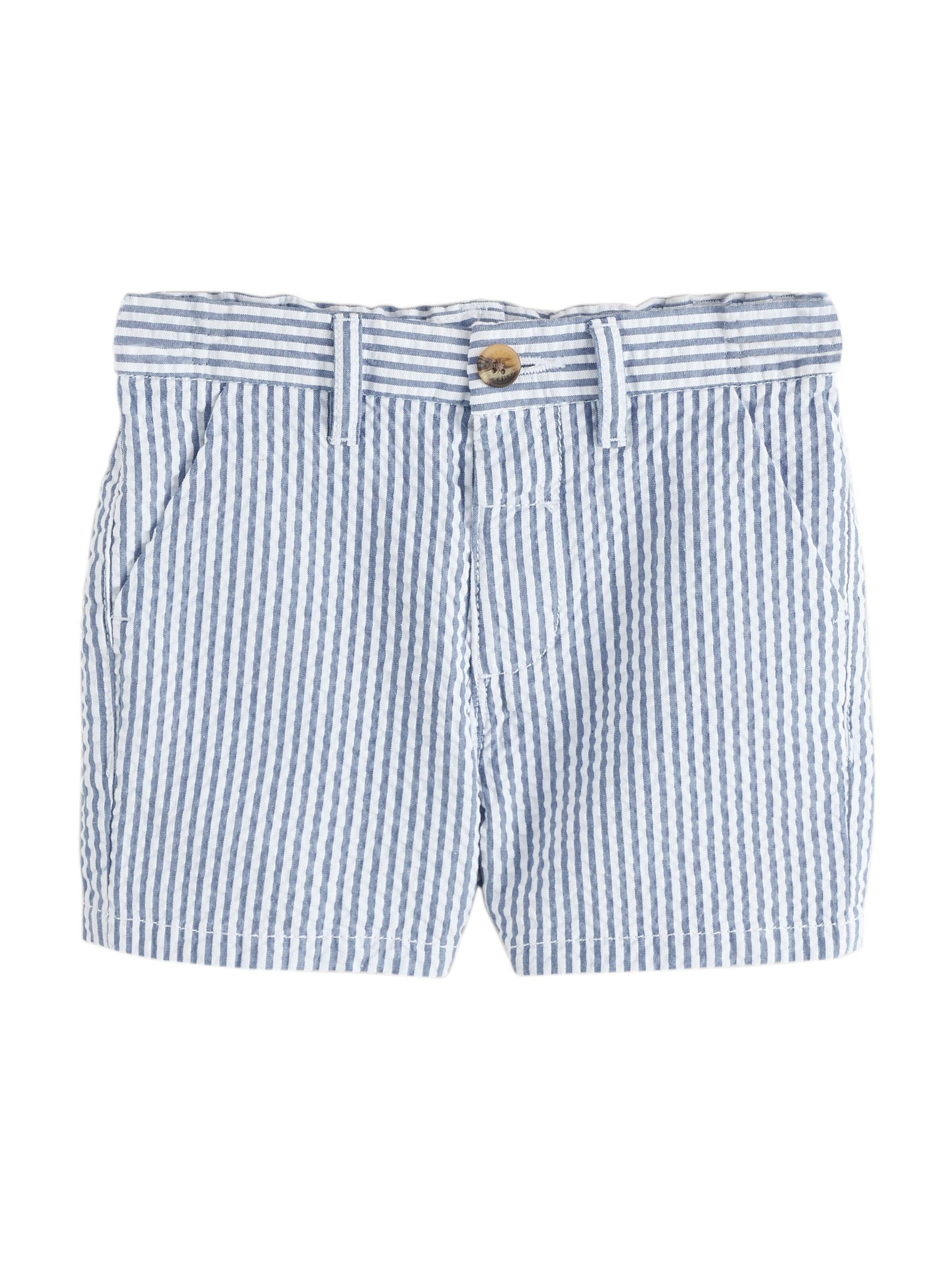 Pantaloni de la Next pe albastru: față