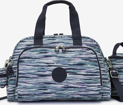 KIPLING Sac week-end en bleu marine / bleu fumé / lilas / blanc, Vue avec produit