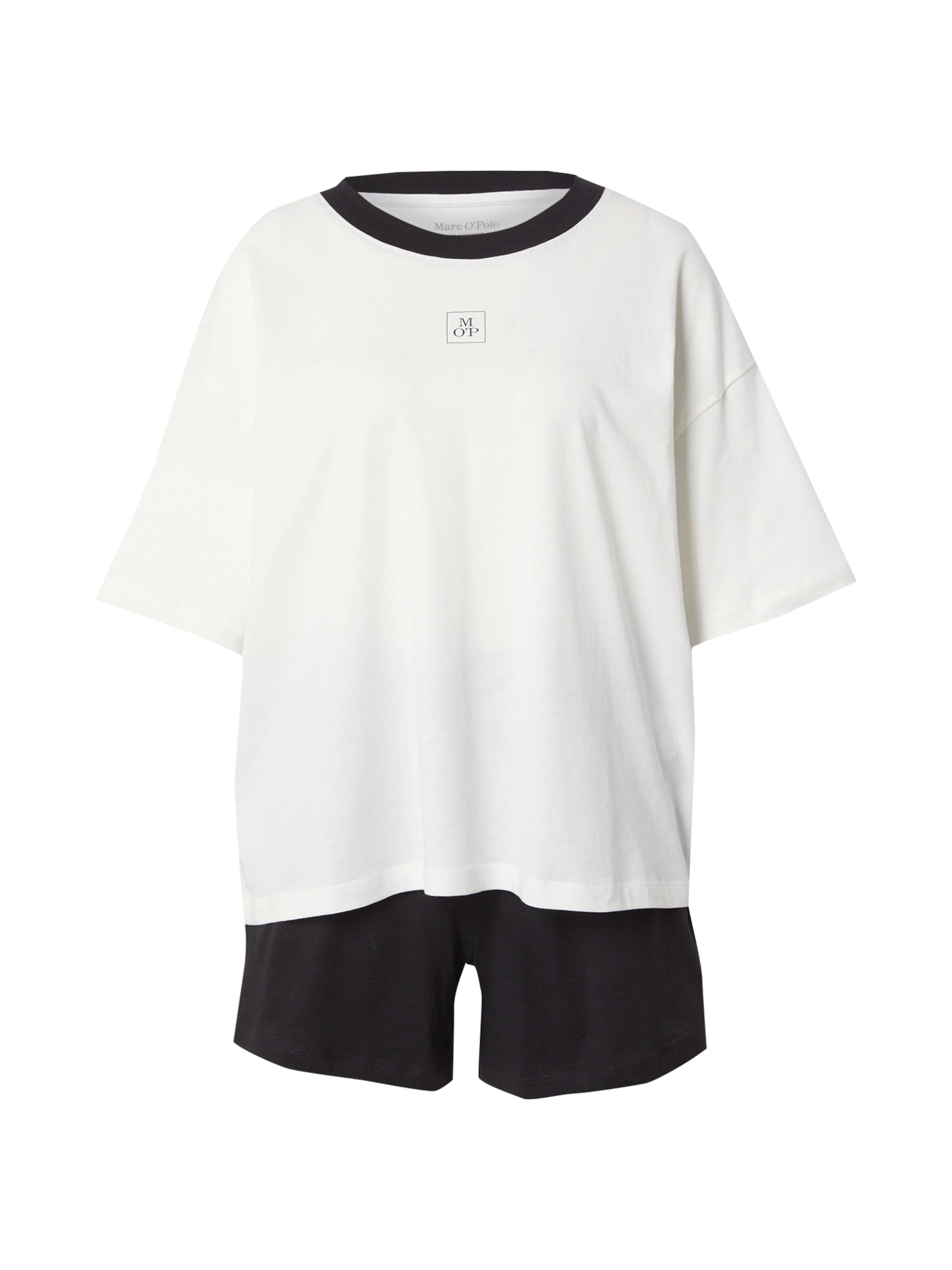 Marc O'Polo Pyžamo – bílá: přední strana