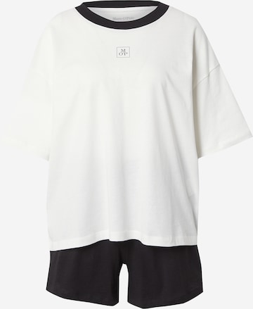 Marc O'Polo Pyjamashortsit värissä valkoinen: etupuoli