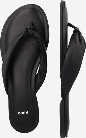 HUGO T-Bar Sandals 'Grace' in Black