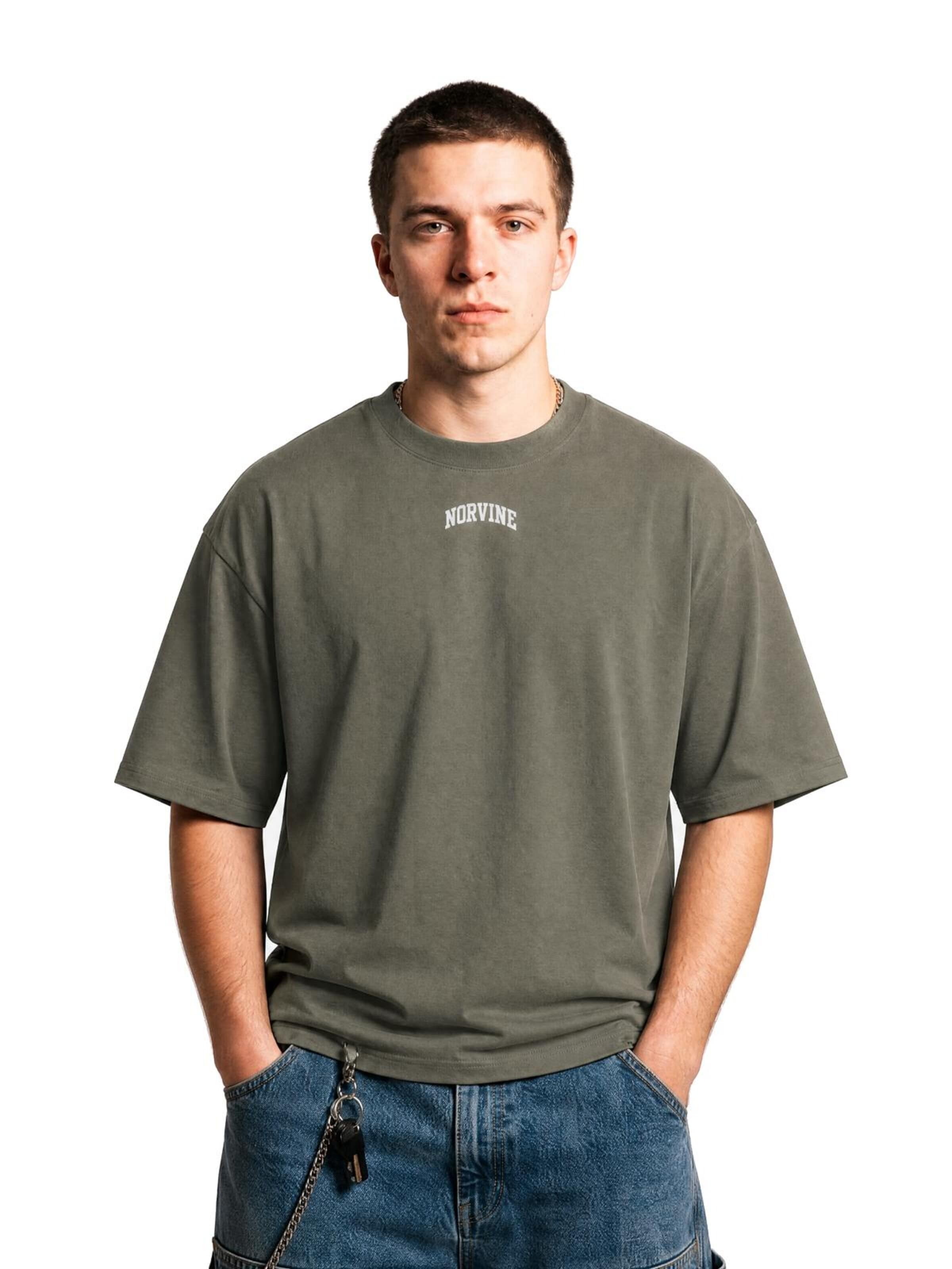 NorvineMajica 'Norvine Signature Organic T-Shirt' - zelena boja: prednji dio