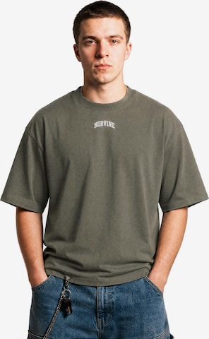 NorvineMajica 'Norvine Signature Organic T-Shirt' - zelena boja: prednji dio