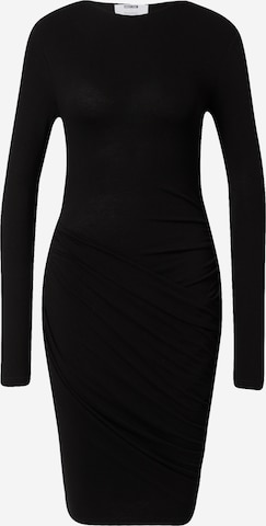 ABOUT YOU x Iconic by Tatiana Kucharova Dress 'Nicole' in Black: front