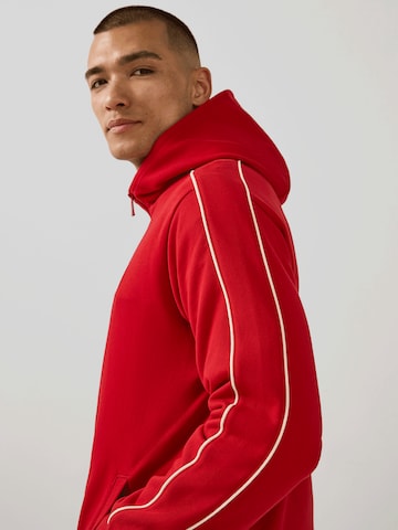 FC BAYERN MÜNCHEN Zip-Hoodie Essentials in Rot