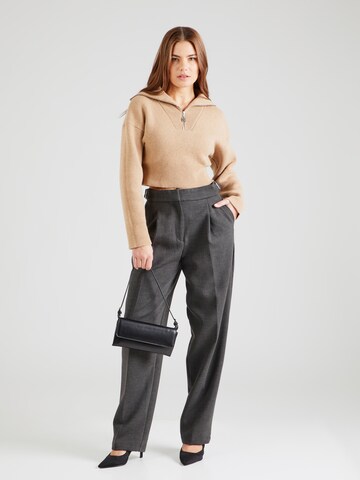Regular Pantalon à pince 'Hasabo-1' HUGO en gris
