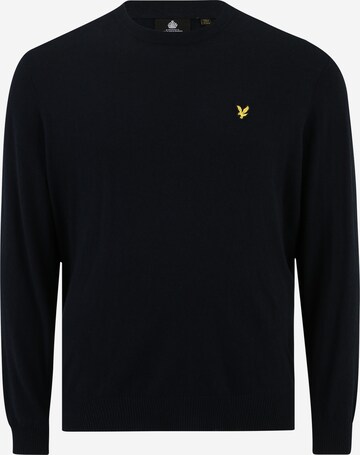 Lyle & Scott Big&TallPulover - plava boja: prednji dio