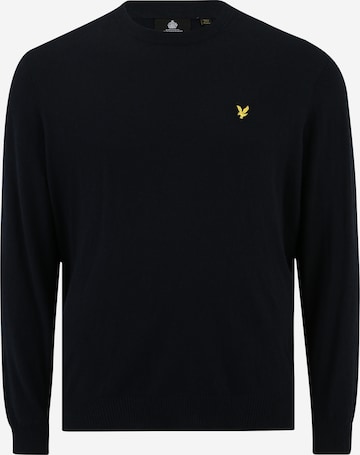 Lyle & Scott Big&Tall Sweater in Blue: front