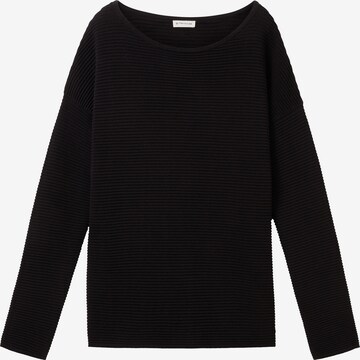 TOM TAILOR Pullover in Schwarz: predná strana