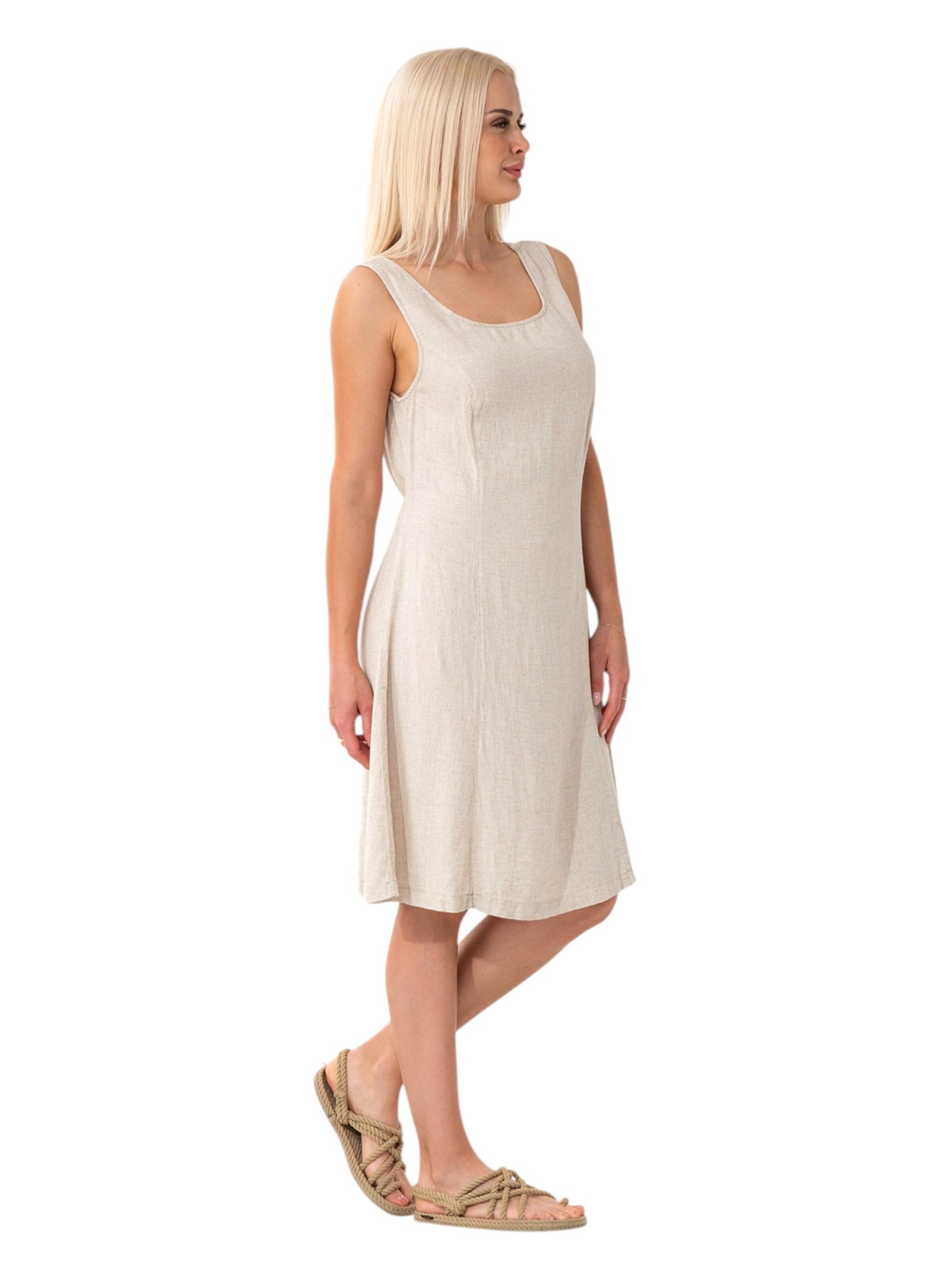 Robe d’été 'AMIRA' WENOR en beige