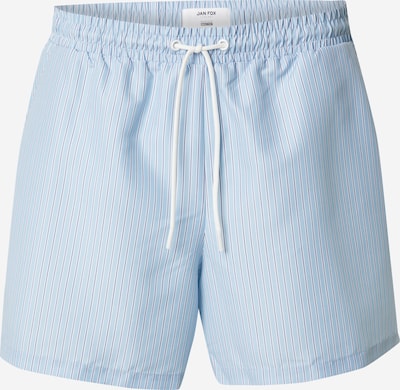 DAN FOX APPAREL Uimashortsit 'Juri' värissä laivastonsininen / vaaleansininen / valkoinen, Tuotenäkymä