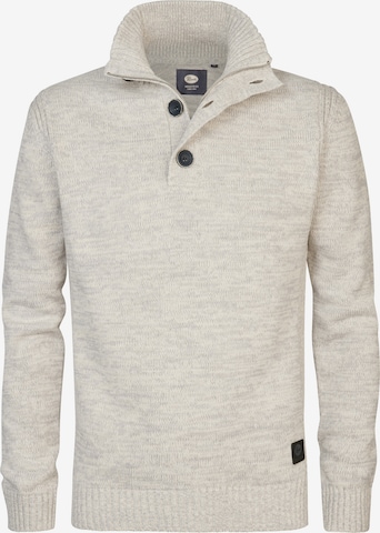 Petrol Industries Pullover 'Brevig' in Weiß: Vorderseite