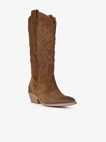 GISEL MOIRE Boots in Brown