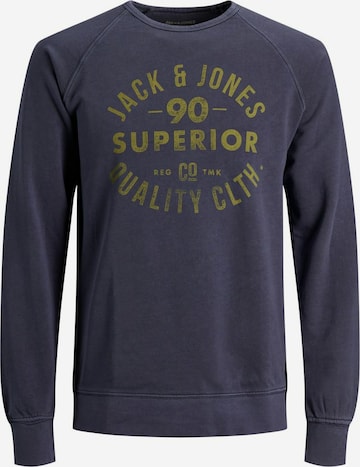 Coupe regular Sweat-shirt JACK & JONES en bleu : devant