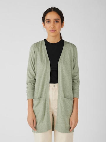 OBJECT Knit Cardigan 'Thess' in Green: front
