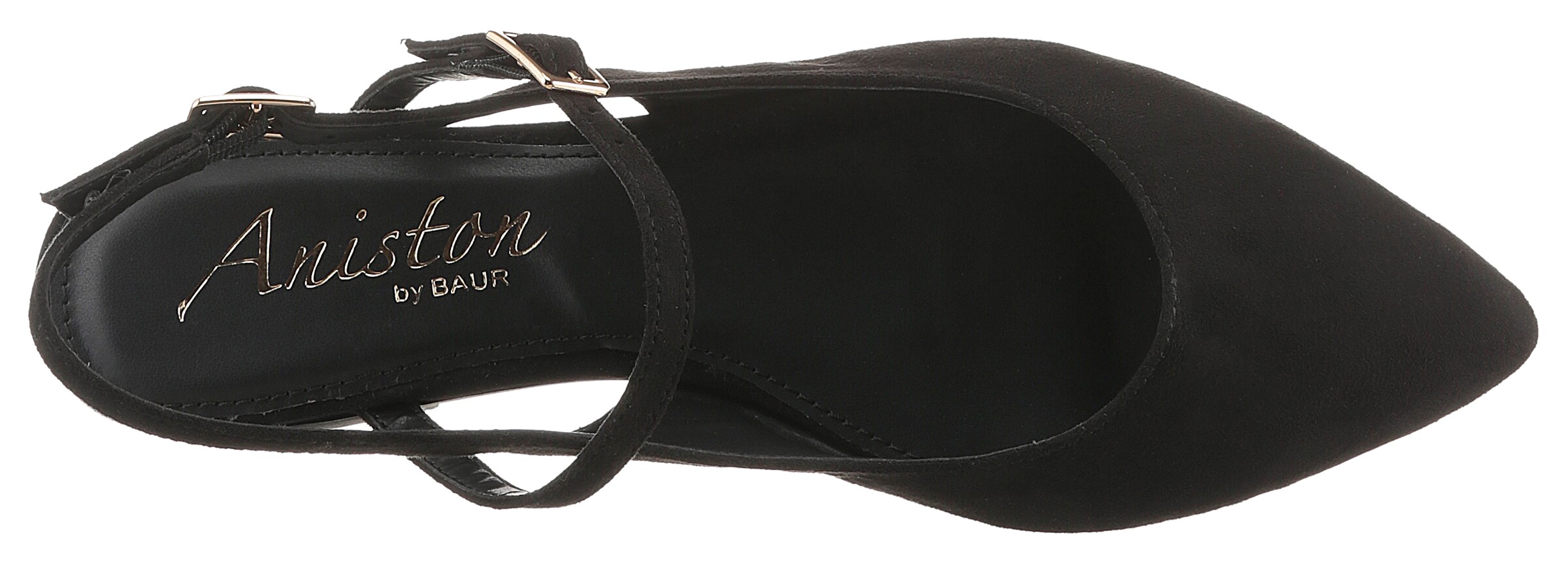 Aniston Ballerina in Schwarz