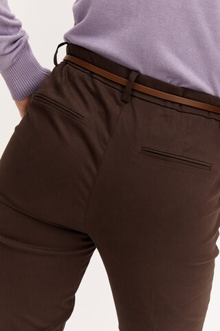 b.young Slimfit Chinohose in Schwarz