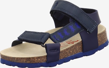 SUPERFIT Open shoes in Blue: front