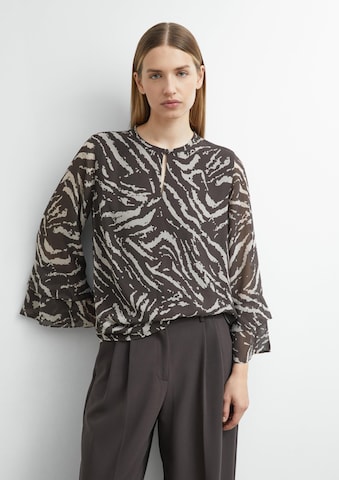 COMMA Bluse in Braun: Vorderseite