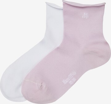 Chaussettes Marc O'Polo en violet : devant