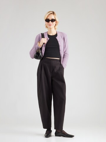 Monki Knit cardigan in Purple