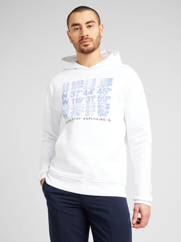 THE NORTH FACE - Sudadera en blanco: frente