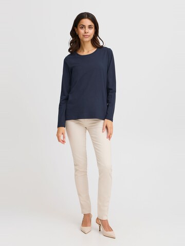 T-shirt ' FRZASHOULDER TEE 5 ' Fransa en bleu